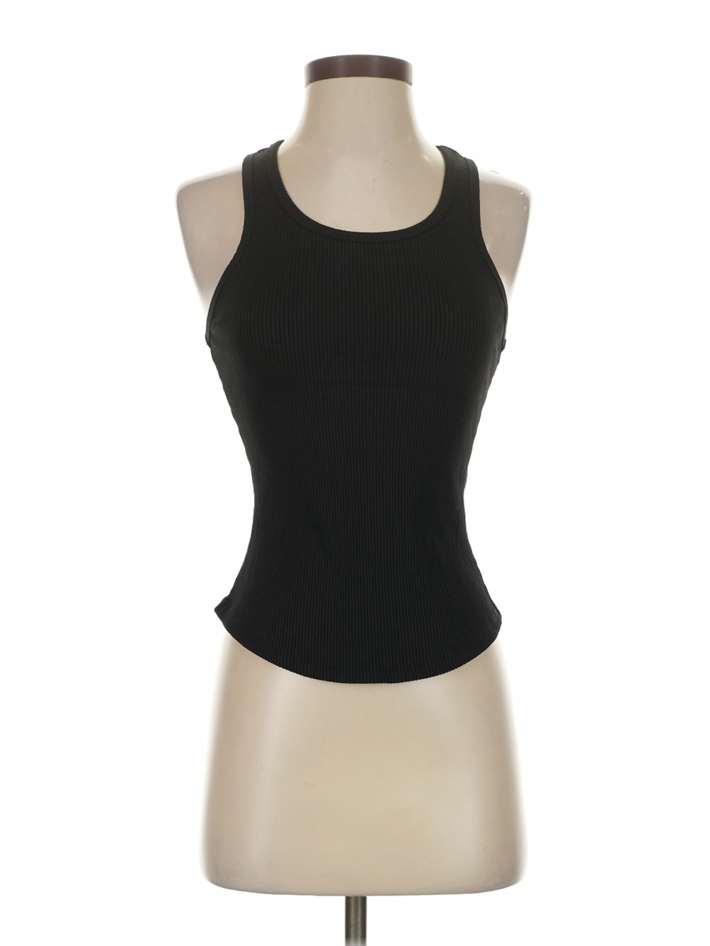 Year of Ours Ribbed Racerback Tank - Black